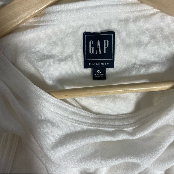 GAP Maternity Soft-spun Knit J Sleeveless White Top - Size XL - Picture 4 of 5